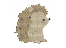 Stickdatei - Igelchen Vollstick inkl. Puschendatei